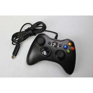 XBOX 360 USB Wired Controller (Black - Good Condition) (US SELLER)